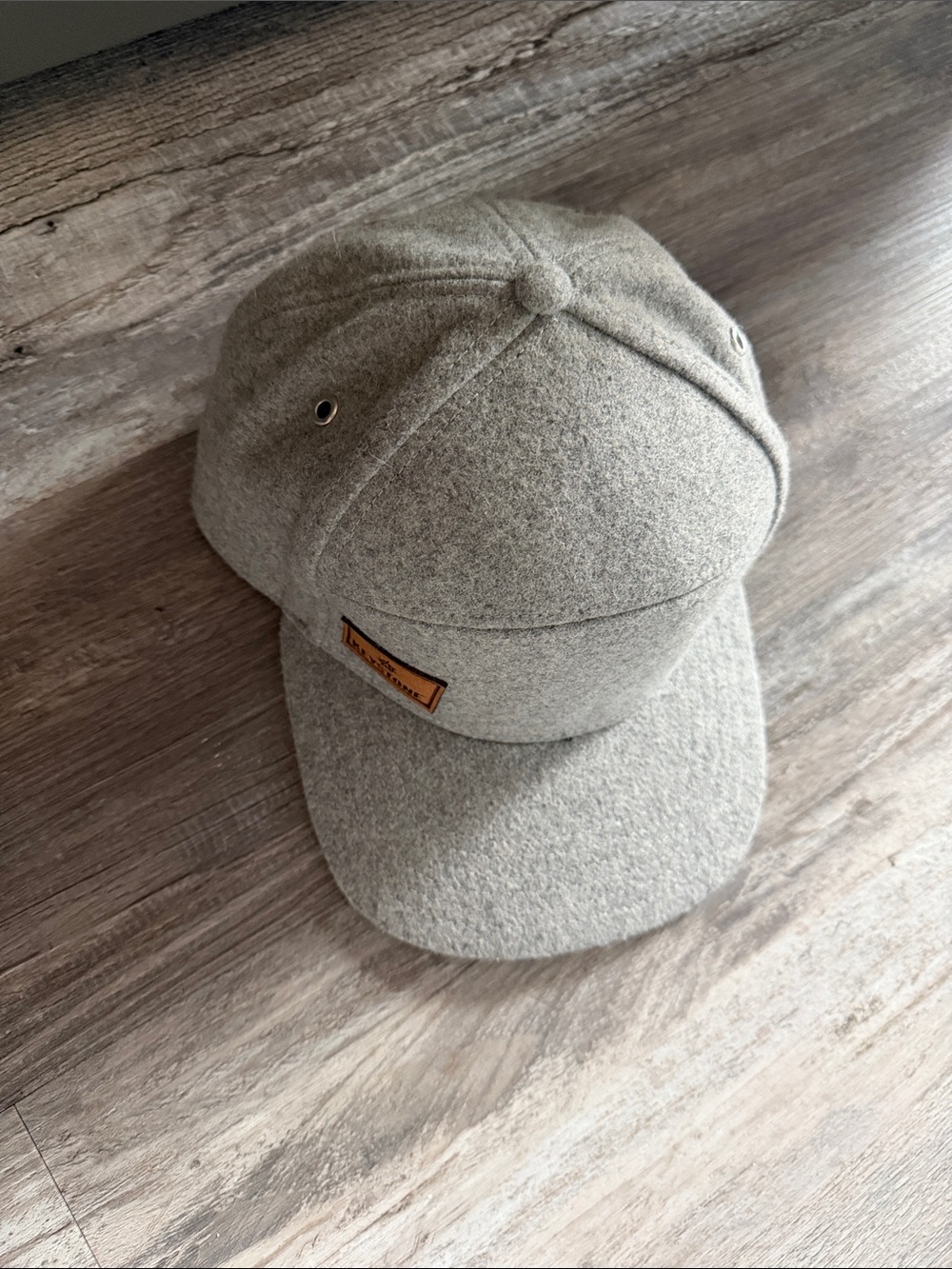 Locale - Keystone Gray Wool-Blend Baseball Cap